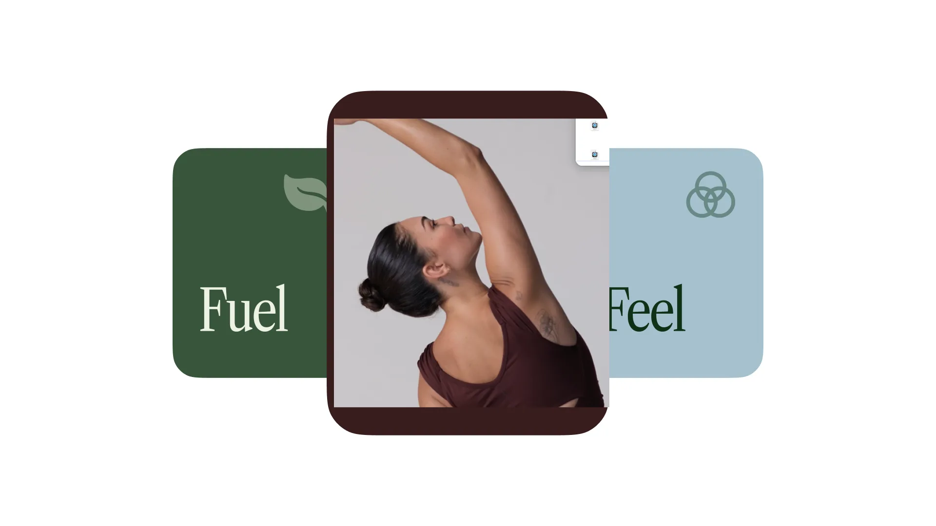 Mavie wellness app design detail from the product film